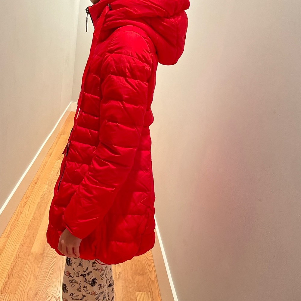Red Puffer Winter Jacket - image 7